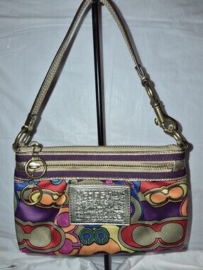 Coach Poppy Graffiti Pop-C Mini Bag/Wristlet/Pouch - 2009 - Never Used!